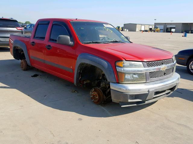 1GCDT13E978151758 - 2007 CHEVROLET COLORADO RED photo 1