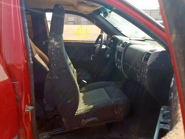 1GCDT13E978151758 - 2007 CHEVROLET COLORADO RED photo 5