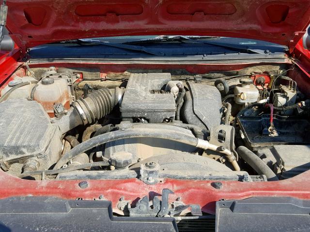 1GCDT13E978151758 - 2007 CHEVROLET COLORADO RED photo 7