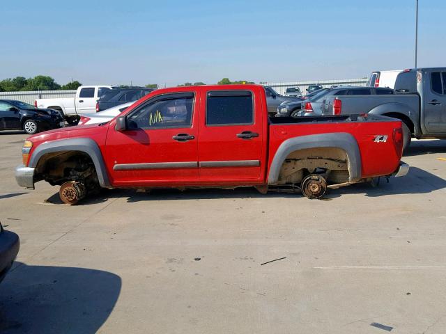 1GCDT13E978151758 - 2007 CHEVROLET COLORADO RED photo 9