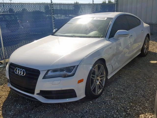 WAU3MCFC6EN154580 - 2014 AUDI A7 TECHNIK WHITE photo 2