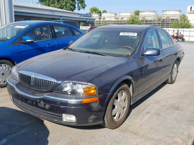 1LNHM87AX2Y614588 - 2002 LINCOLN LS 蓝色 照片 2