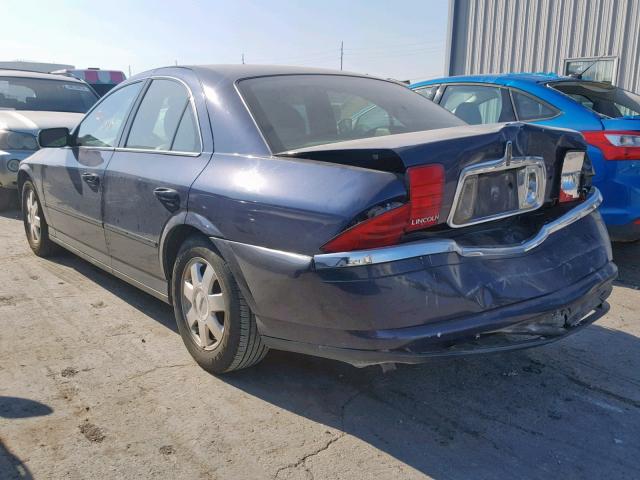 1LNHM87AX2Y614588 - 2002 LINCOLN LS 蓝色 照片 3