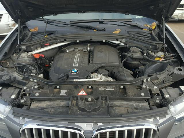 5UXWX7C55CL737069 - 2012 BMW X3 XDRIVE3 SILVER photo 7