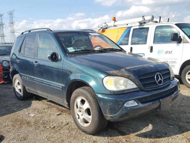 4JGAB54E62A361033 - 2002 MERCEDES-BENZ ML 320 GREEN photo 1