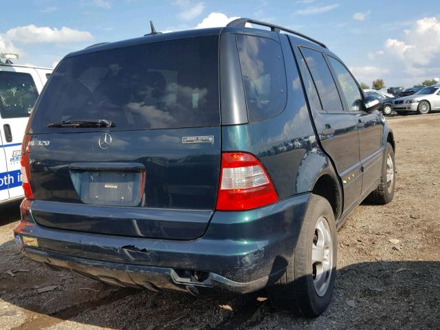 4JGAB54E62A361033 - 2002 MERCEDES-BENZ ML 320 GREEN photo 4