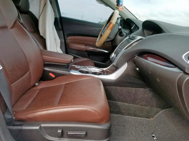 19UUB2F58GA008492 - 2016 ACURA TLX TECH WHITE photo 5