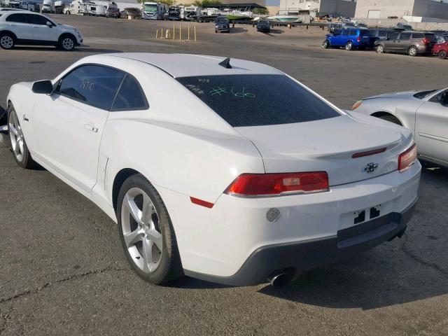 2G1FA1E35E9167153 - 2014 CHEVROLET CAMARO LS WHITE photo 3