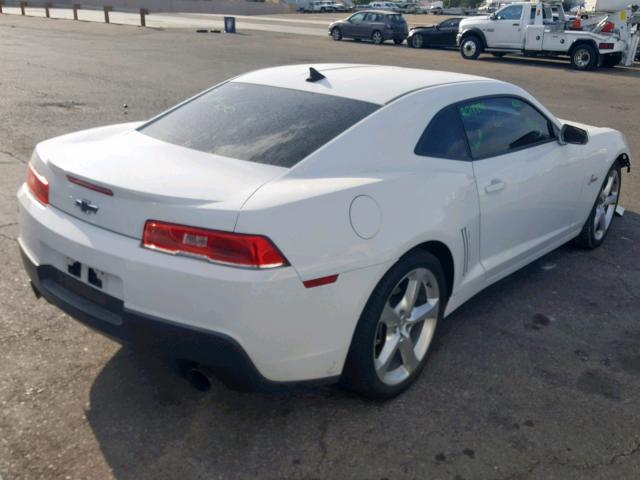 2G1FA1E35E9167153 - 2014 CHEVROLET CAMARO LS WHITE photo 4