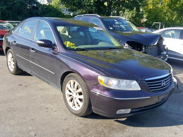 KMHFC46F67A166883 - 2007 HYUNDAI AZERA SE PURPLE photo 1