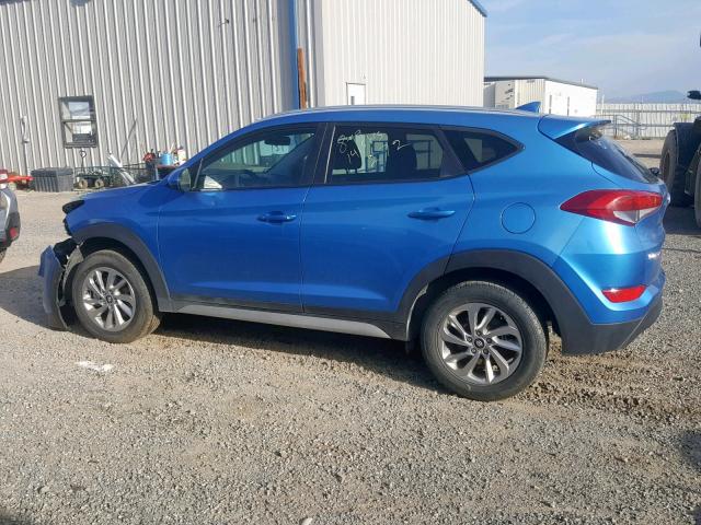 KM8J3CA42JU740122 - 2018 HYUNDAI TUCSON SEL BLUE photo 9