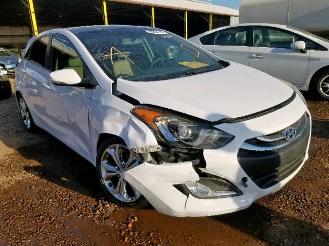 KMHD35LEXDU149135 - 2013 HYUNDAI ELANTRA GT WHITE photo 1