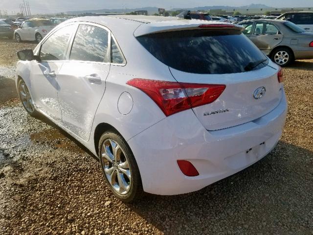 KMHD35LEXDU149135 - 2013 HYUNDAI ELANTRA GT WHITE photo 3