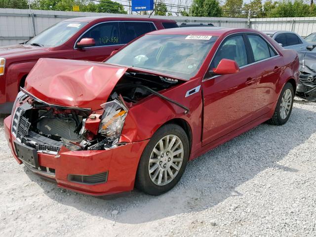 1G6DG5E56C0157876 - 2012 CADILLAC CTS LUXURY RED photo 2