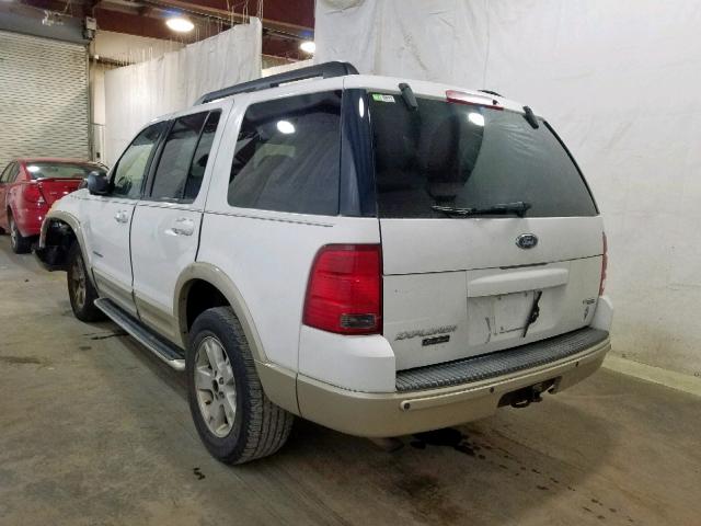 1FMDU74W75UB04008 - 2005 FORD EXPLORER E WHITE photo 3