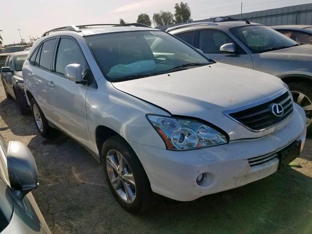 JTJHW31U272036305 - 2007 LEXUS RX 400H WHITE photo 1