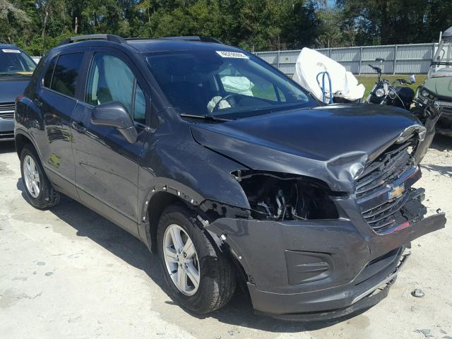 3GNCJLSB3GL268278 - 2016 CHEVROLET TRAX 1LT GRAY photo 1