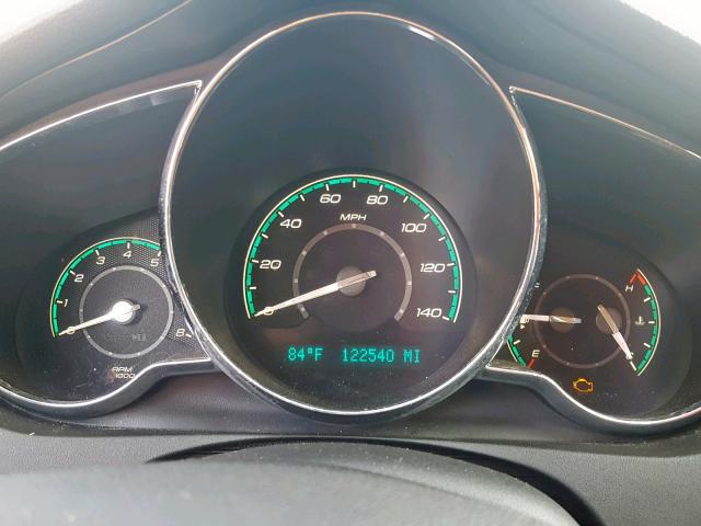 1G1ZG5E71CF172151 - 2012 CHEVROLET MALIBU LTZ შავი ფოტო 8