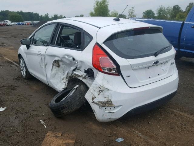 3FADP4EJ3GM157833 - 2016 FORD FIESTA SE WHITE photo 3