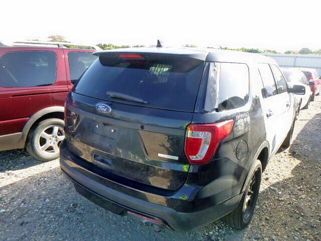 1FM5K8AT0GGC36281 - 2016 FORD EXPLORER P TWO TONE photo 4