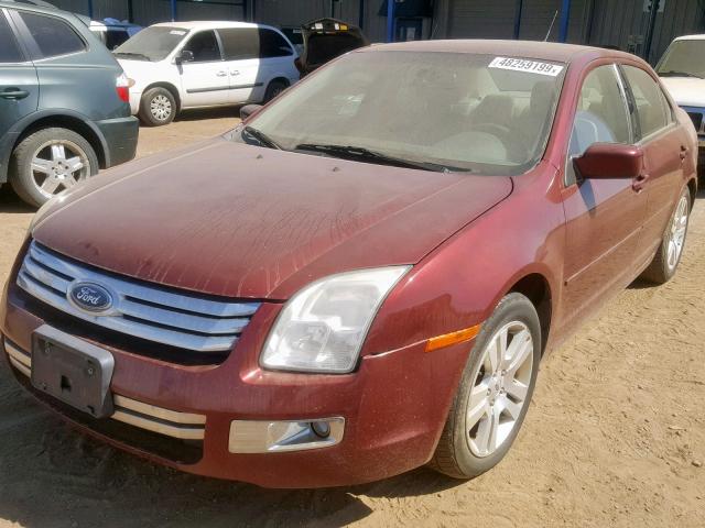3FAHP02197R184911 - 2007 FORD FUSION SEL RED photo 2
