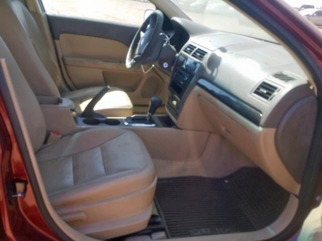 3FAHP02197R184911 - 2007 FORD FUSION SEL RED photo 5