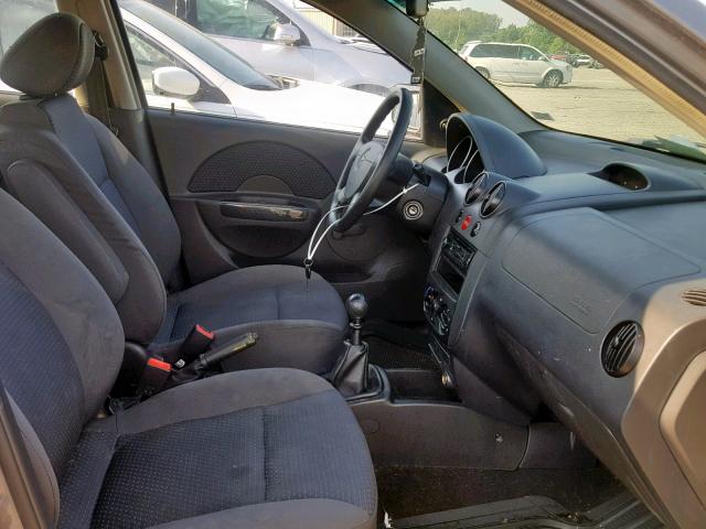 KL1TD66638B259640 - 2008 CHEVROLET AVEO BASE Boz foto 5