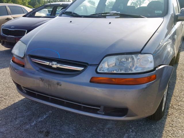 KL1TD66638B259640 - 2008 CHEVROLET AVEO BASE Boz foto 9