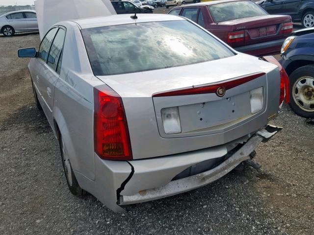 1G6DP567450108484 - 2005 CADILLAC CTS HI FEA SILVER photo 3