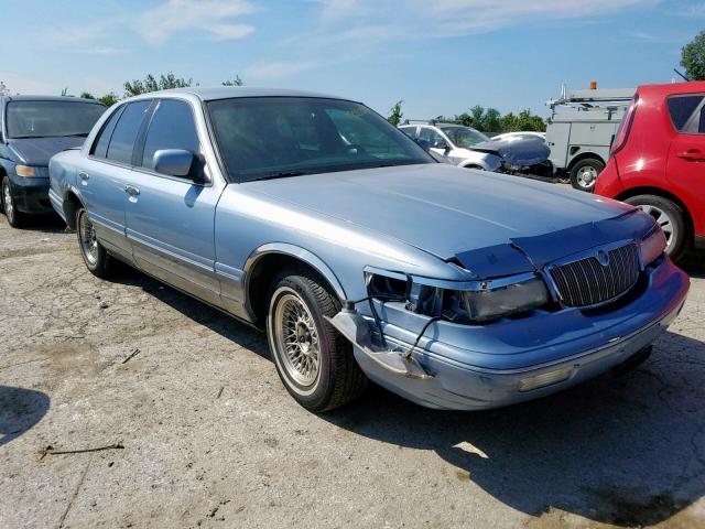 2MELM75W0VX675362 - 1997 MERCURY GRAND MARQ BLUE photo 1