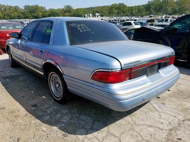 2MELM75W0VX675362 - 1997 MERCURY GRAND MARQ BLUE photo 3