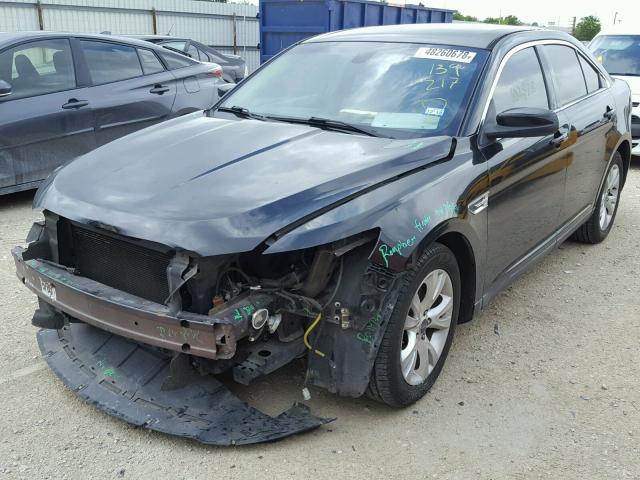 1FAHP2EW8AG139217 - 2010 FORD TAURUS SEL BLUE photo 2