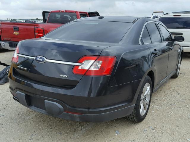 1FAHP2EW8AG139217 - 2010 FORD TAURUS SEL BLUE photo 4