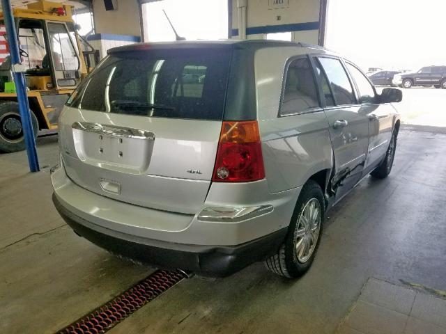 2A8GM68X87R291234 - 2007 CHRYSLER PACIFICA T SILVER photo 4
