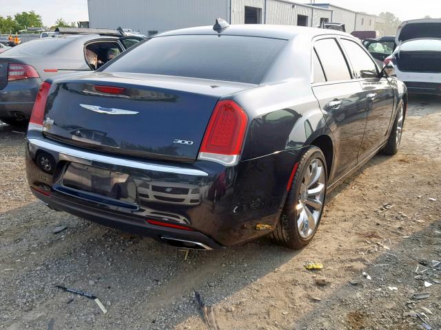 2C3CCAEG6JH140295 - 2018 CHRYSLER 300 LIMITE BLUE photo 4