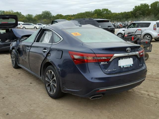 4T1BK1EB4GU208190 - 2016 TOYOTA AVALON XLE 蓝色 照片 3
