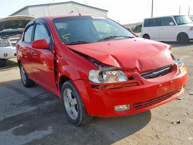 KL1TG56636B549262 - 2006 CHEVROLET AVEO LT RED photo 1