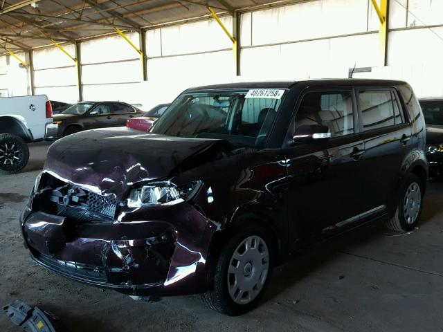 JTLZE4FE1A1112762 - 2010 TOYOTA SCION XB Bənövşəyi foto 2