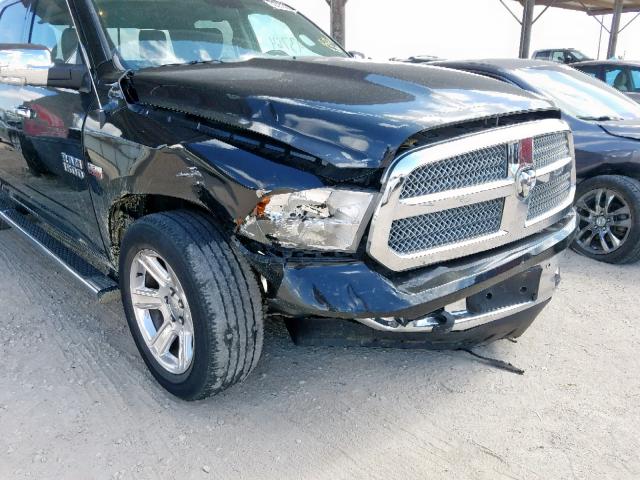 1C6RR7LT5HS711910 - 2017 RAM 1500 SLT BLACK photo 9