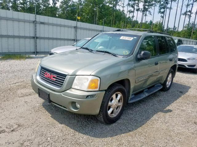 1GKDT13S432387239 - 2003 GMC ENVOY GREEN photo 2