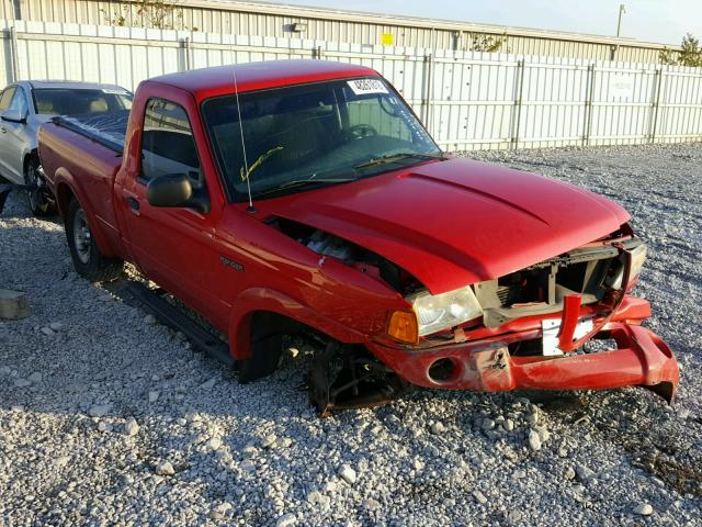 1FTYR10U03PA22013 - 2003 FORD RANGER RED photo 1