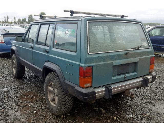 1JCMR7821JT183882 - 1988 JEEP CHEROKEE P GREEN photo 3