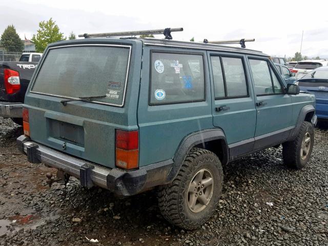 1JCMR7821JT183882 - 1988 JEEP CHEROKEE P GREEN photo 4