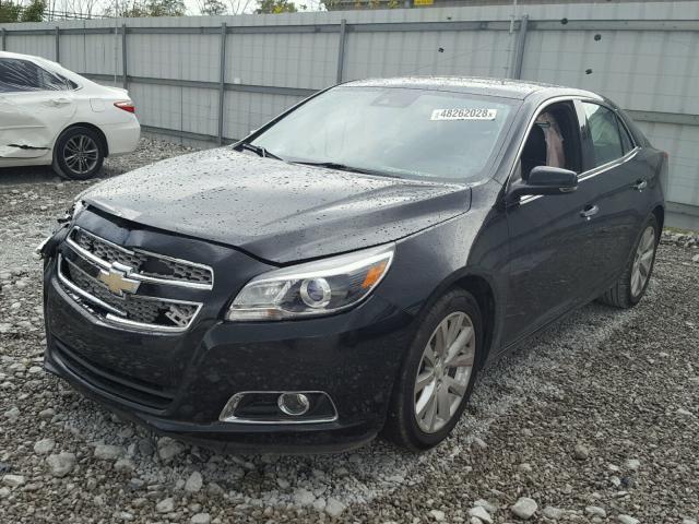 1G11H5SAXDF159328 - 2013 CHEVROLET MALIBU LTZ BLACK photo 2