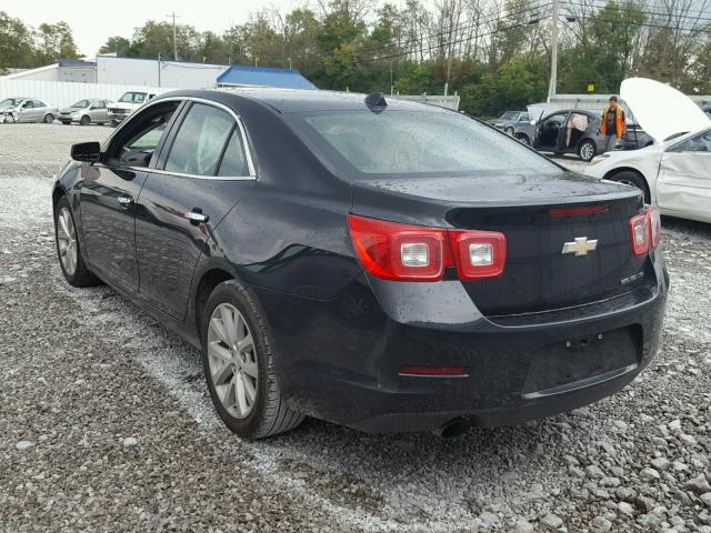 1G11H5SAXDF159328 - 2013 CHEVROLET MALIBU LTZ BLACK photo 3