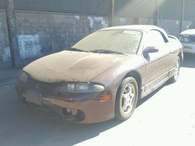 4A3AX35G3VE012433 - 1997 MITSUBISHI ECLIPSE SP MAROON photo 9