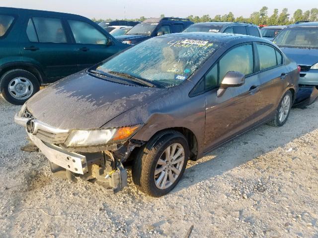 2HGFB2F91CH518979 - 2012 HONDA CIVIC EXL Boz foto 2