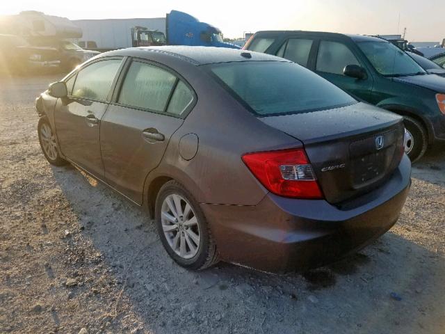 2HGFB2F91CH518979 - 2012 HONDA CIVIC EXL Boz foto 3