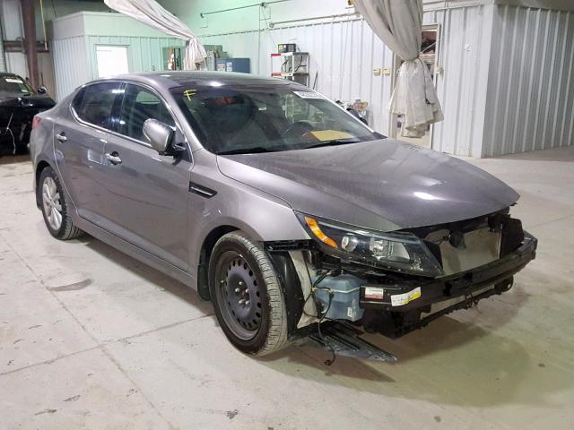 5XXGN4A78EG301379 - 2014 KIA OPTIMA EX GRAY photo 1