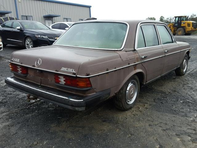 12312310061908 - 1978 MERCEDES-BENZ 240D BROWN photo 4